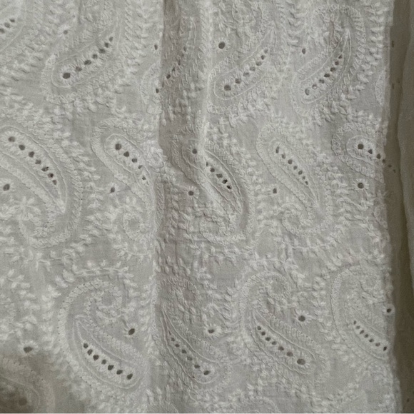 Frnch Clyde embroidery with ruffles Shirt – Blanc - Picture 5 of 15